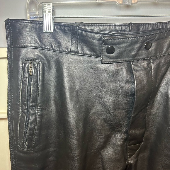 Vintage thick leather racing pants - Picture 3 of 12
